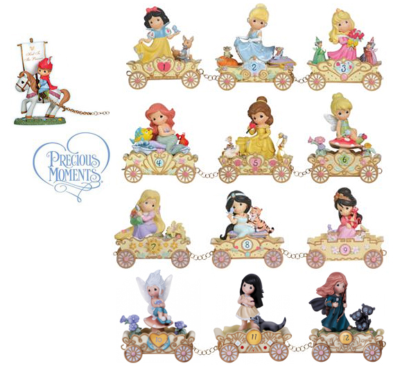 Precious Moments Disney Princess Train Collection