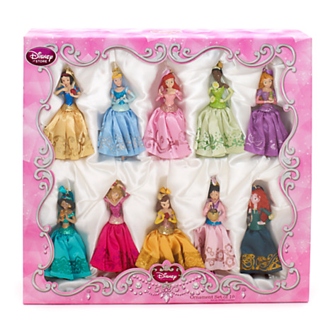 Set of 10 ornament figurines Disney Princess