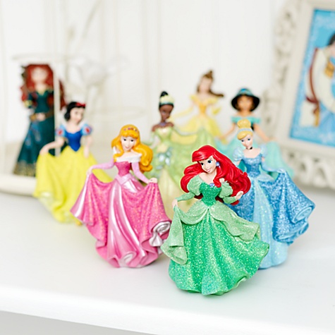 Disney Princess Glitter Figurine Collection