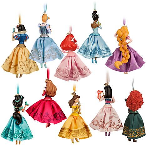 Disney Princess Sketchbook Ornament Set